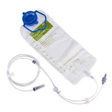 Kangaroo ePump Safety Screw Spike Feed and 1000mL Flush Set