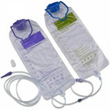 Kangaroo Joey Feeding Pump Set with Flush Bag, Anti-Free Flow